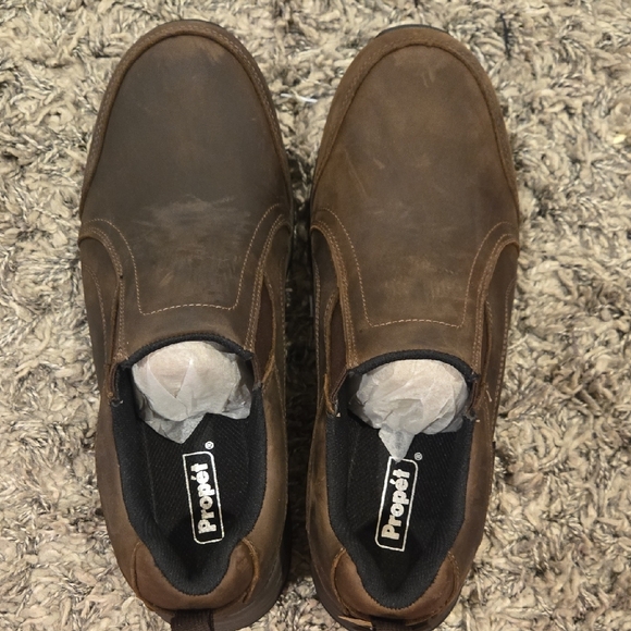 Mens Propet Leather Slip-on Shoes main image 4